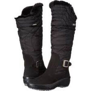 𝅺pajar Natasha Faux-Fur Waterproof Winte Black Boot